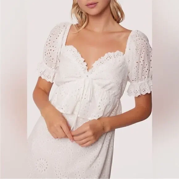 Lost + Wander Petals of The Sky Dress White Size Small - Picture 5 of 12